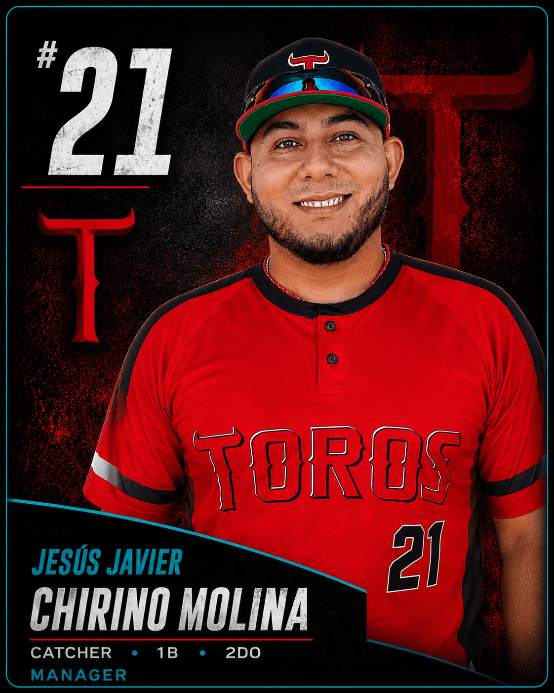 Ficha de Jesús Javier Chirino Molina, jugador de Los Toros de Alicante